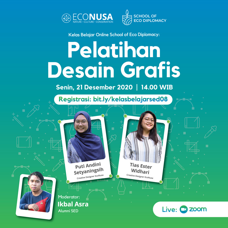 Kelas Belajar Online SED: Pelatihan Desain Grafis - EcoNusa